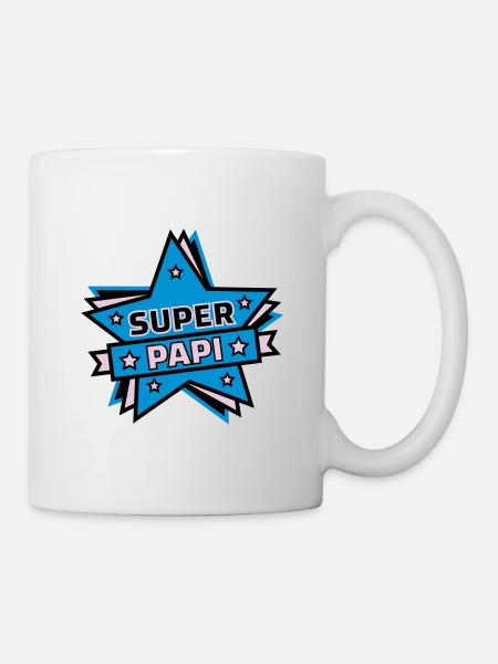 super papi - Mug blanc - blanc