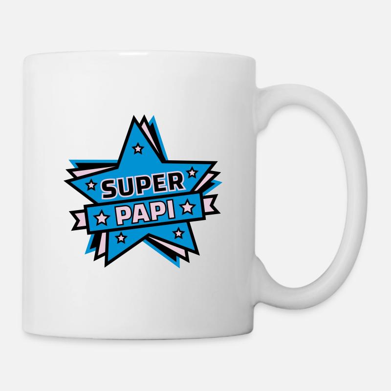 super papi - Mug blanc - blanc
