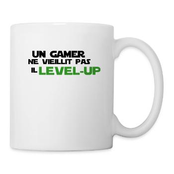 un gamer ne vieillit pas - Mug blanc - blanc - Droite
