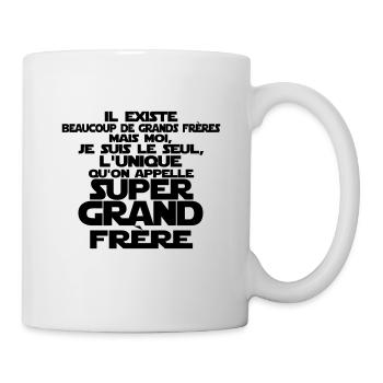 super grand frère le seul - Mug blanc - blanc - Droite