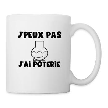 J'PEUX JAI POTERIE - Mug blanc - blanc - Droite