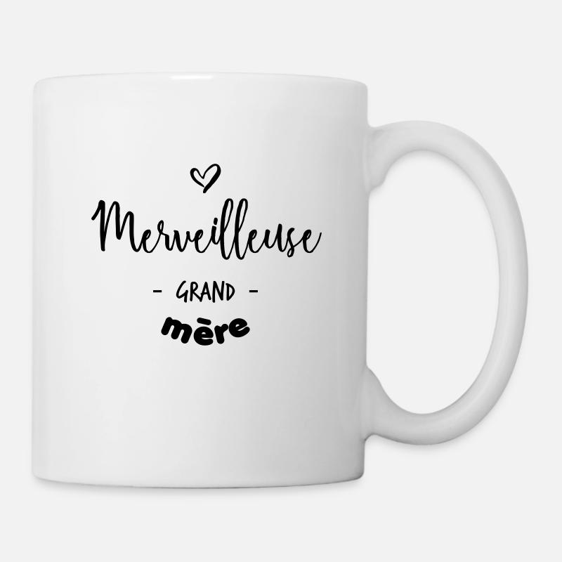 merveilleuse grand-mère - Mug blanc - blanc