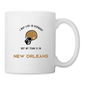 New Orleans - Tasse - Weiß - Rechts