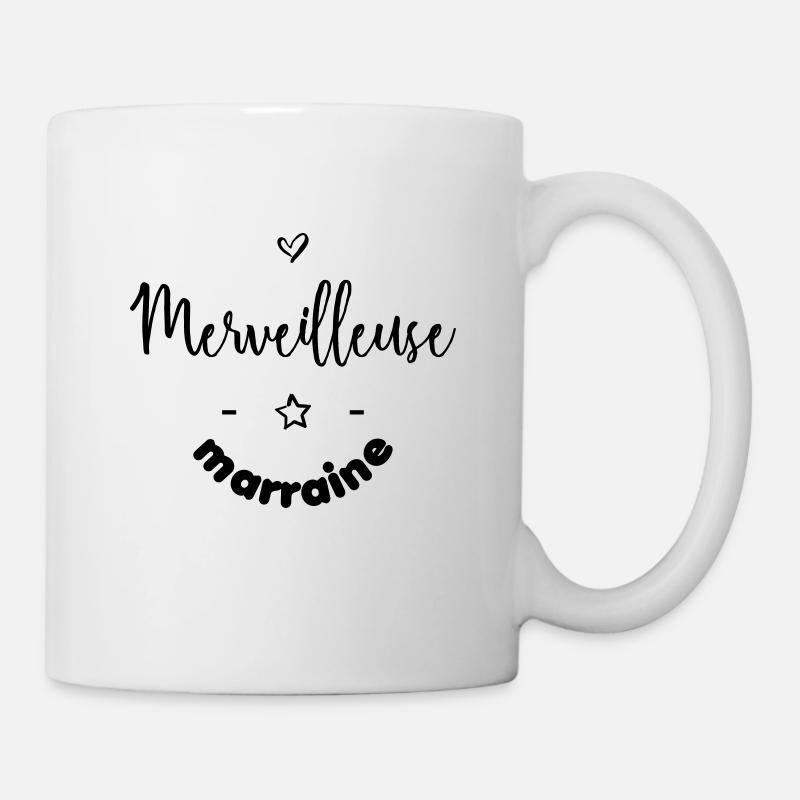 Merveilleuse marraine - Mug blanc - blanc