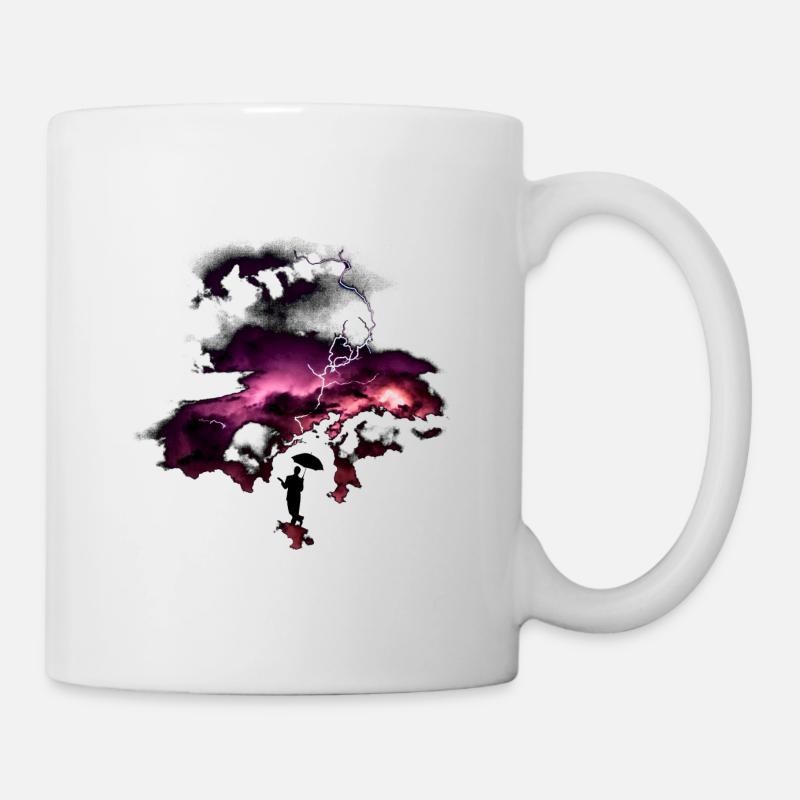 Orage éclair - Mug blanc - blanc