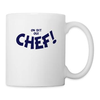 On dit oui chef mono - Mug - white - Right