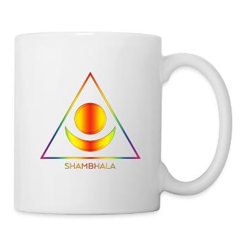 Tibetischer Buddhismus - Shambhala Symbol 4 - Tasse - Weiß - Rechts