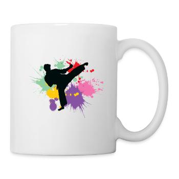 karaté - Mug blanc - blanc - Droite