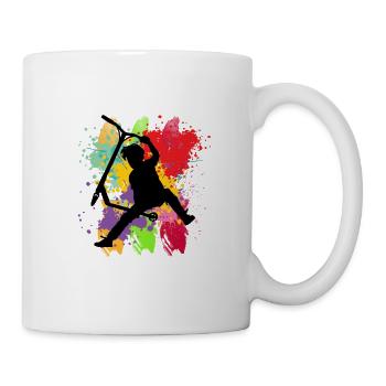 freestyle scooter - Mug - white - Right