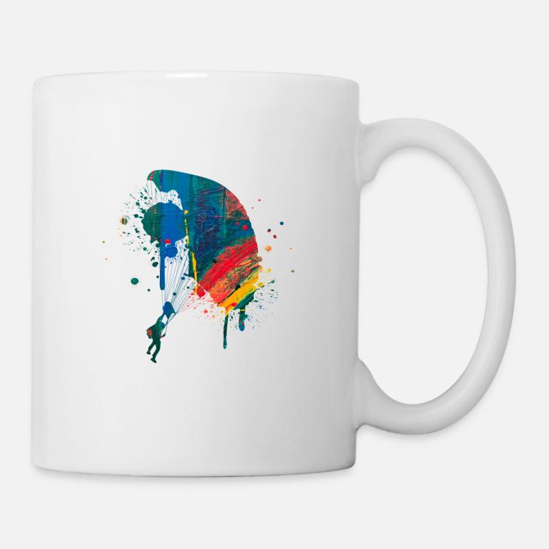 parachute - Mug blanc - blanc