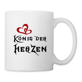 Baby Kind König Prinz Junge Herzen - Tasse - Weiß - Rechts