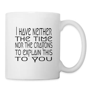 Sarcasm Irony Fun Saying Humor Gift Idea - Mug - white - Right