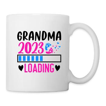 Grand-mère-à-être, Grand-mère chargement 2023 Grand-mère 2023 - Mug blanc - blanc - Droite