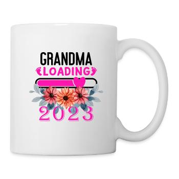 2023 Großmutter, werdende Oma 2023, 2023 Oma - Tasse - Weiß - Rechts