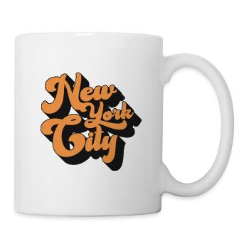 New Yotk City Retro Design - Mug - white - Right