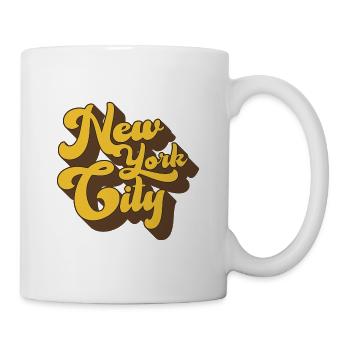 New Yotk City Retro Design - Mug - white - Right