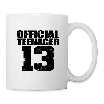Adolescent officiel 13, cadeau cool 13e anniversaire - Mug blanc - blanc - Droite