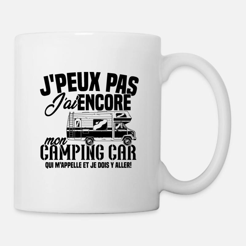 J'peux pas j'ai encore mon camping car - Mug blanc - blanc
