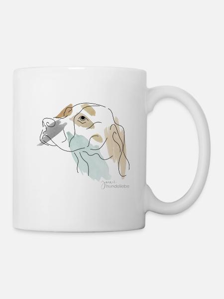 Pointer Mix - Tasse - Weiß