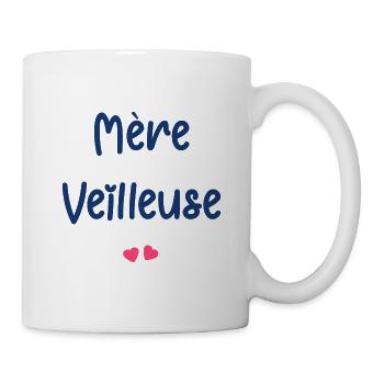 Mère veilleuse - Mug blanc - blanc - Droite