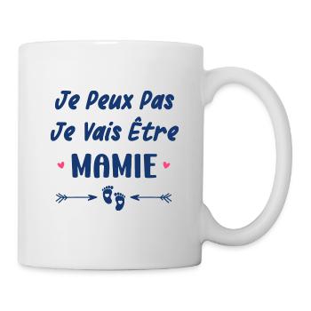 Je peux pas je vais être mamie - Mug blanc - blanc - Droite