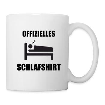 Offizielles Schlafshirt - Tasse - Weiß - Rechts