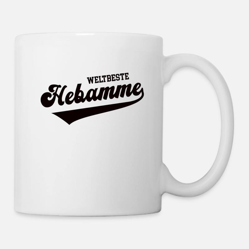 Weltbeste Hebamme Beleghebamme Doula Hebammen - Tasse - Weiß