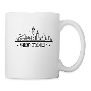Abschlussfahrt Stockholm Abitour Abifahrt Abireise - Tasse - Weiß - Rechts
