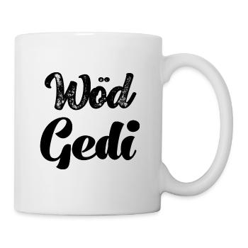 Wöd Gedi Bester Gedi sein Patenonkel fragen Taufe - Tasse - Weiß - Rechts