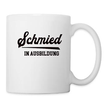 Schmied Ausbildung Lehre Schmiedausbildung Metall - Tasse - Weiß - Rechts