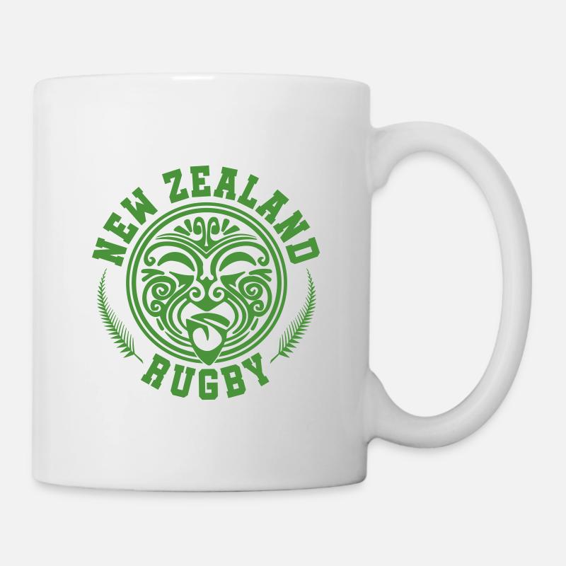 Nouvelle-Zélande de rugby | Couleur changeable - Mug blanc - blanc