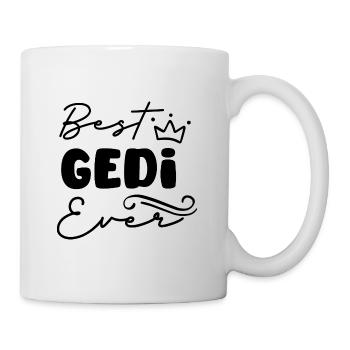 Wöd Gedi Bester Gedi sein Patenonkel fragen Taufe - Tasse - Weiß - Rechts