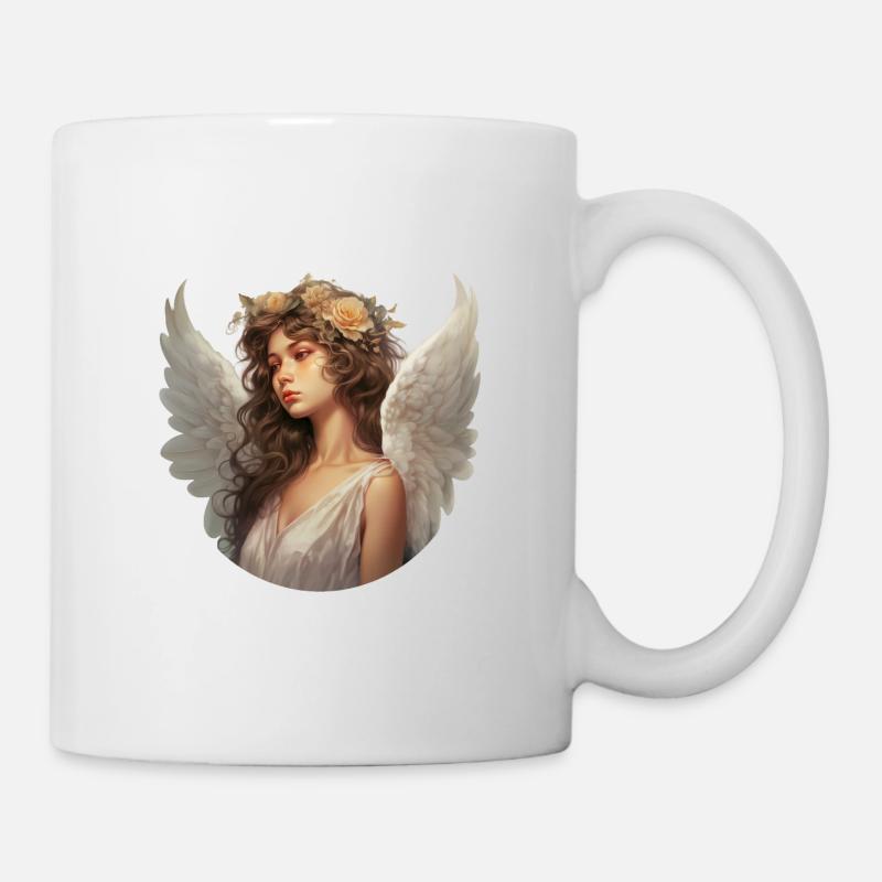 Weihnachtsengel - Tasse - Weiß
