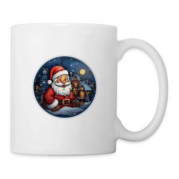 Weihnachtsmann - Tasse - Weiß - Rechts