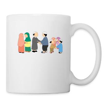 Ramadan Mubarak muslim islam Fasten moslem Allah - Tasse - Weiß - Rechts