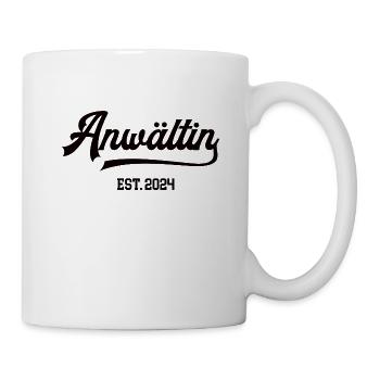 Anwältin 2024 Juristin Anwaeltin Studentin Jura - Tasse - Weiß - Rechts