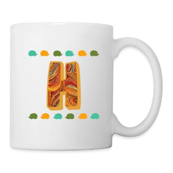 igel e 22 h - Tasse - Weiß - Rechts