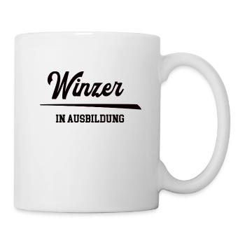 Winzer Ausbildung Winzerazubi Lehre Azubi Weingut - Tasse - Weiß - Rechts