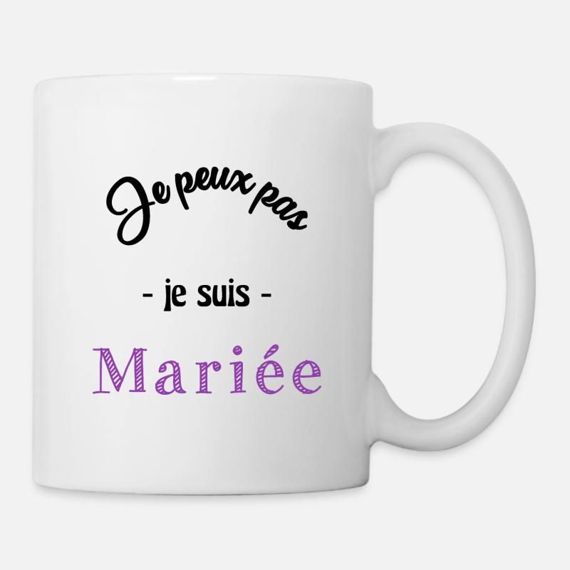 FUTURE MARIEE. EVJF. MARIEE. TEAM. TEAM MARIEE - Mug blanc - blanc