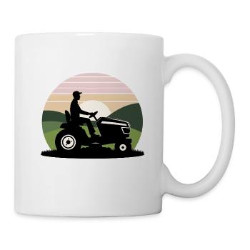 Lawn mower Gift - Mug - white - Right