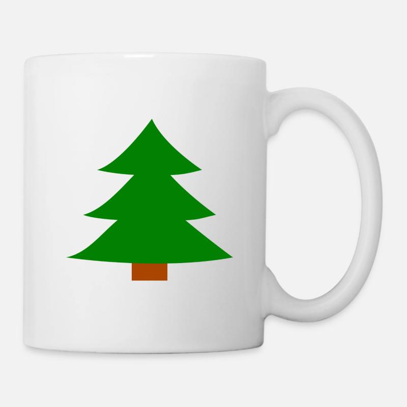 Christmas Tree Silhouette - Mug - white