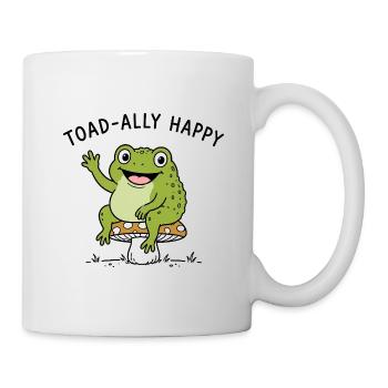 Happy Frog - Toad-ally Happy - Mug - white - Right