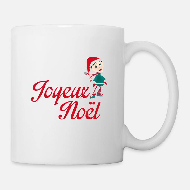 merry christmas leprechaun - Mug - white