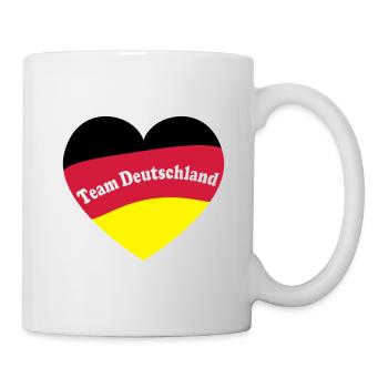 Fußball Deutschland EM Europameister - Tasse - Weiß - Rechts