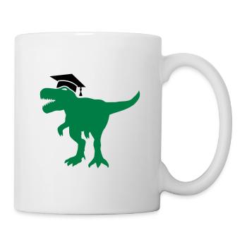 Thèse de docteur en dinosaure Thèse de doctorat - Mug blanc - blanc - Droite