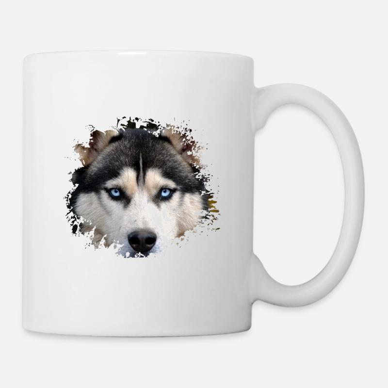 Husky - Tasse - Weiß