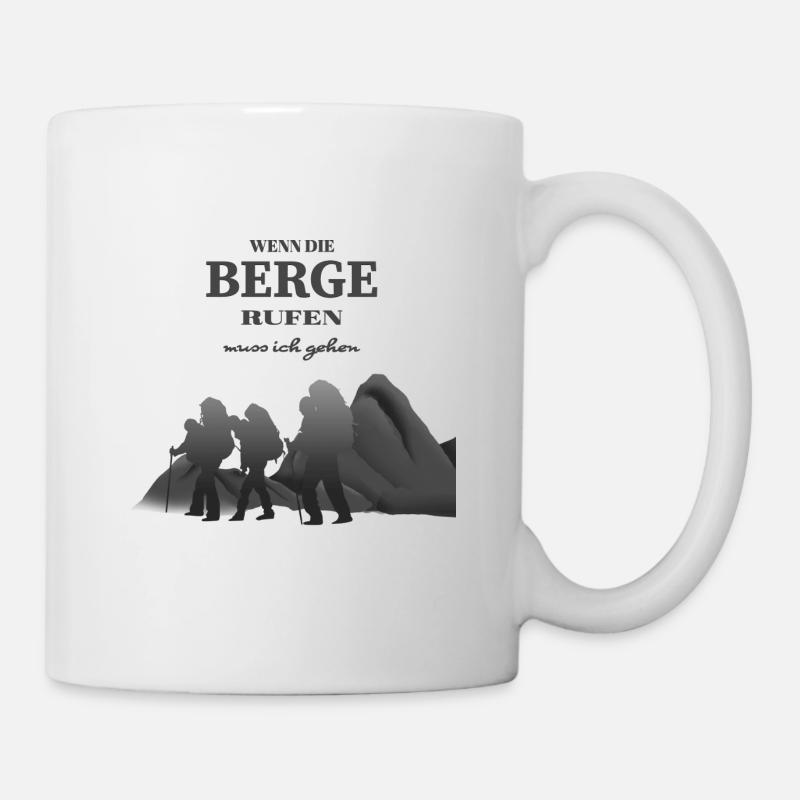 Bergsteigen - Tasse - Weiß