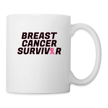 Breast Cancer: Cancer Survivor - Mug - white - Right