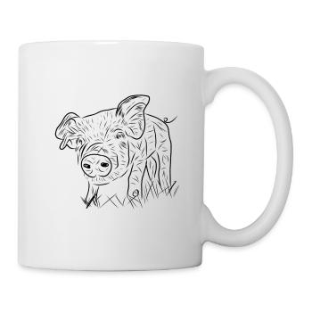 pig - Mug - white - Right