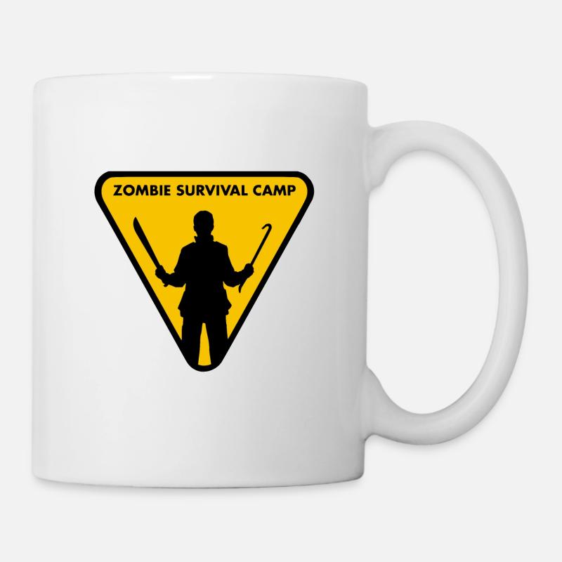 Zombie Survival Camp. - Mug - white